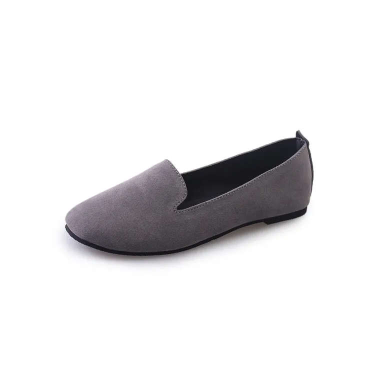 Mouth round flat shoes - Women's shoes