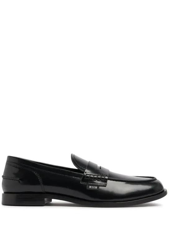 MSGM   Leather loafers 