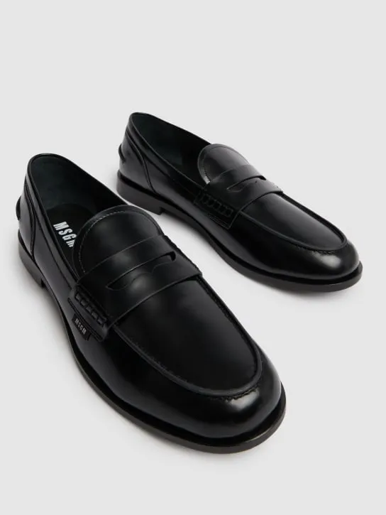 MSGM   Leather loafers 