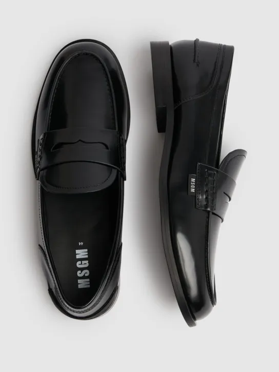 MSGM   Leather loafers 