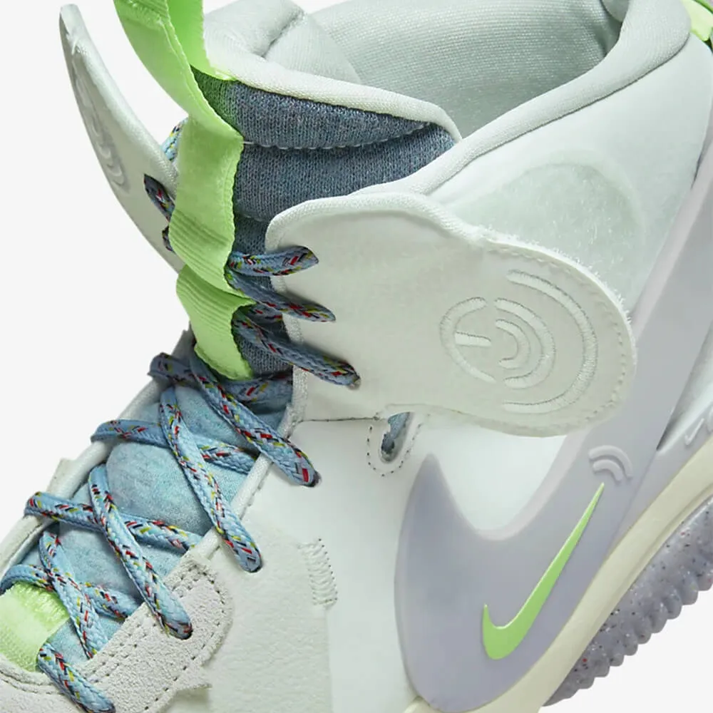 Nike Air Deldon "Together We Fly" Basketball Shoes, Green/Ivory