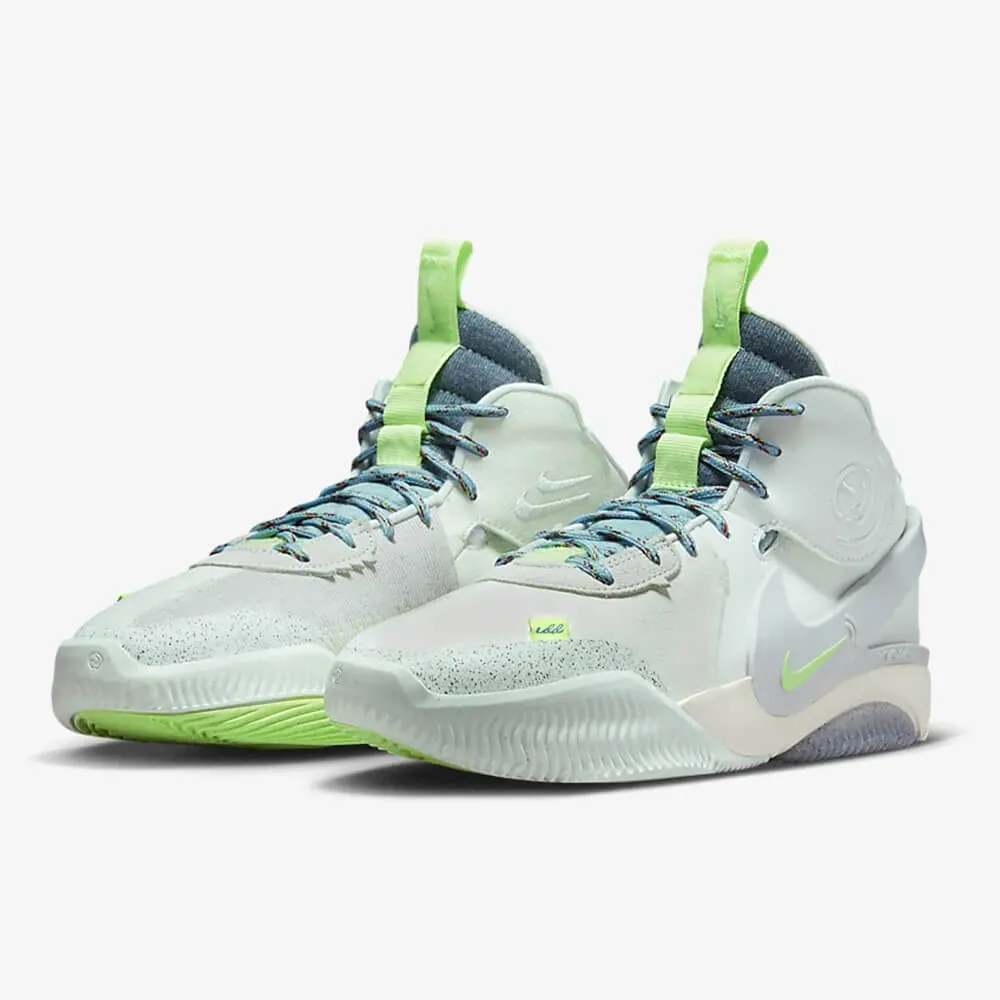 Nike Air Deldon "Together We Fly" Basketball Shoes, Green/Ivory