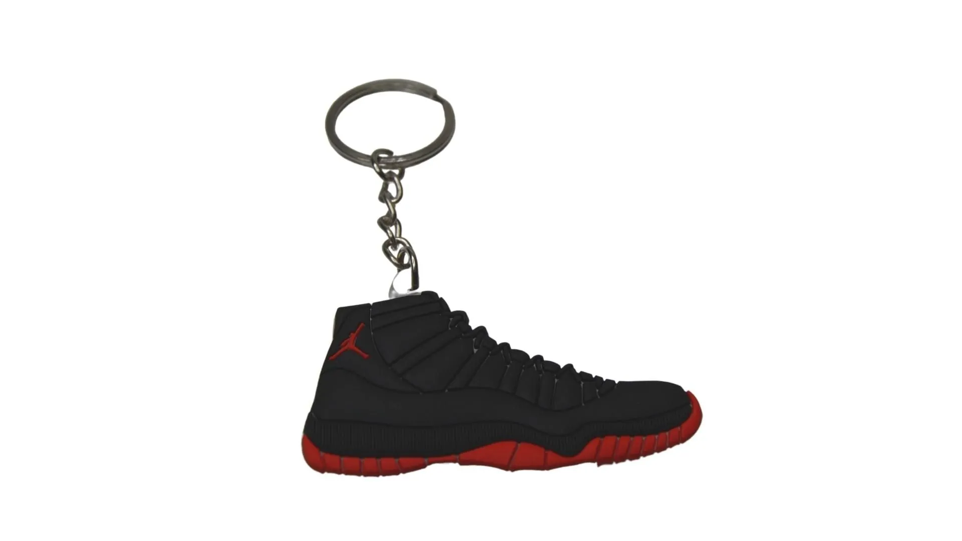 Novelty Sneaker Keyring Stocking Filler J11B Jordan 11 Bred