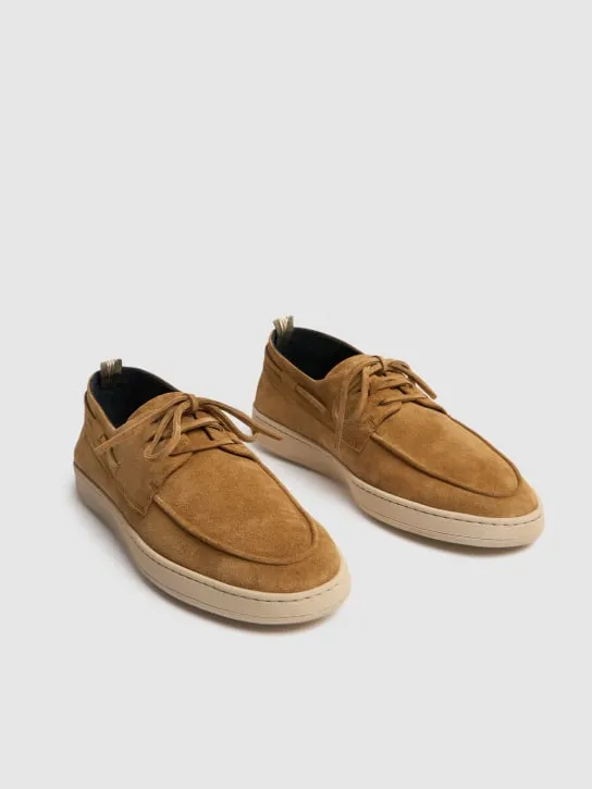 Officine Creative   Herbie suede leather loafers 