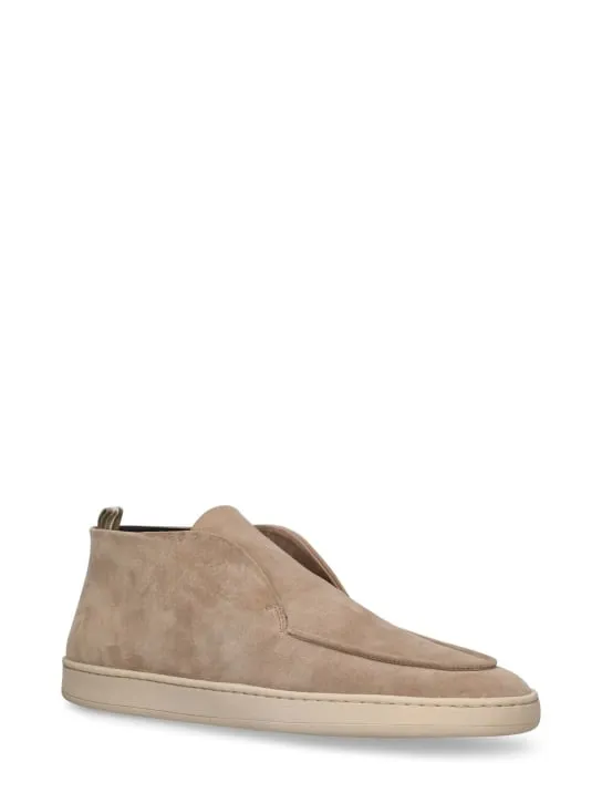 Officine Creative   Herbie suede leather loafers 