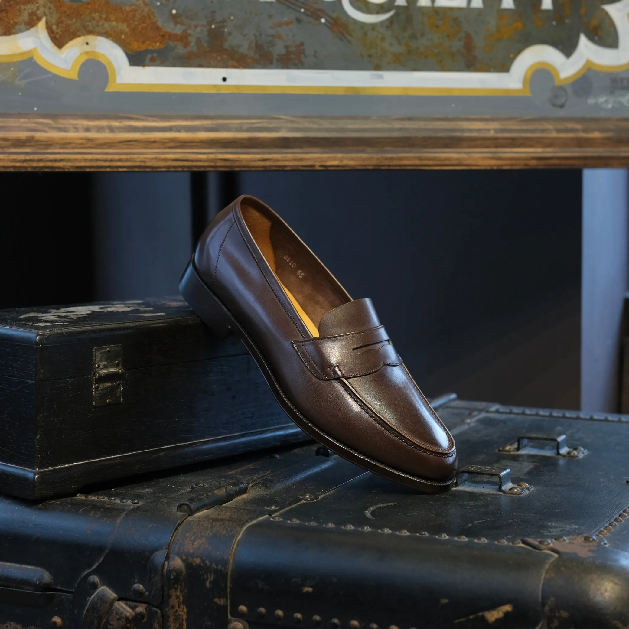 Oriental Shoemaker Unlined Albers Penny Loafer