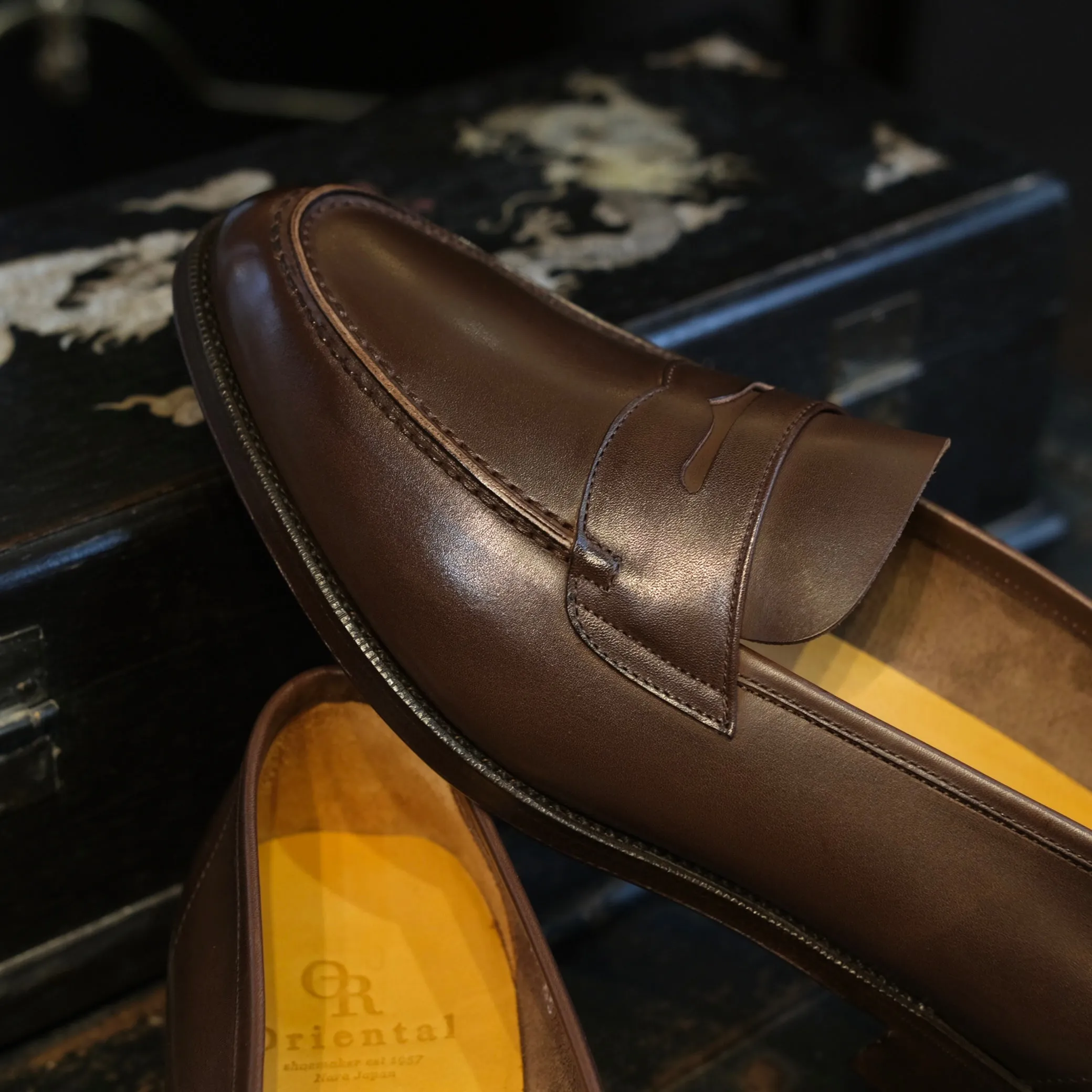 Oriental Shoemaker Unlined Albers Penny Loafer