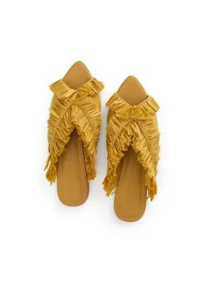 POLA SLIPPERS - MUSTARD