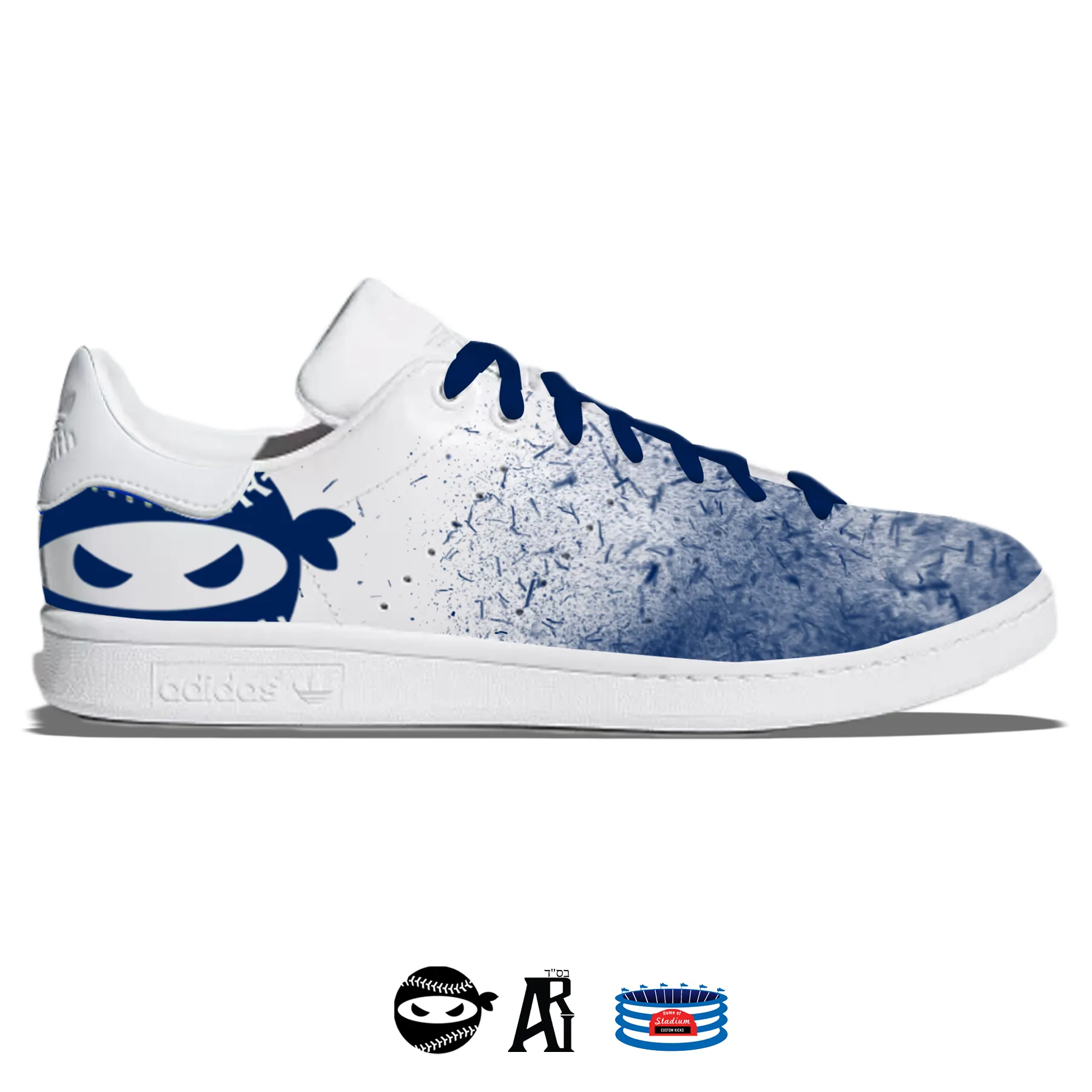 "Pitching Ninja Navy Blizzard" Adidas Stan Smith Casual Shoes