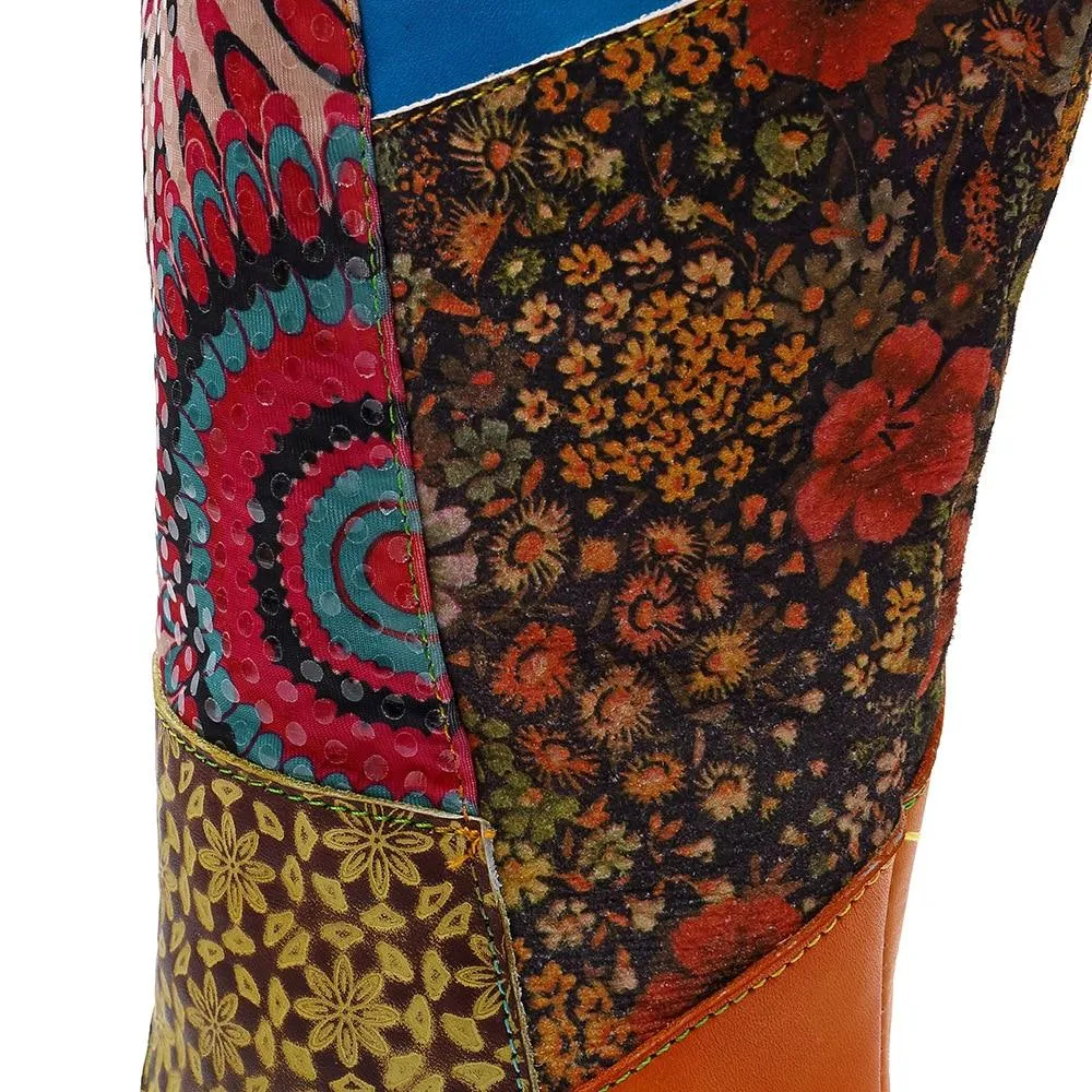 Raya Sunshine Boho Hippie Knee High Boots