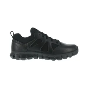 Reebok Womens Black Leather Work Shoes Sublite Tactical