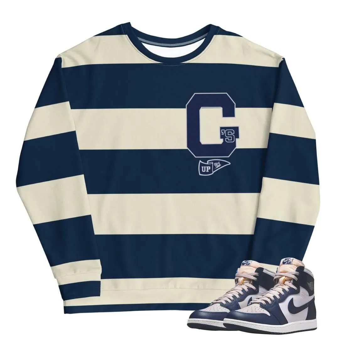 Retro 1 High 85 Georgetown Rugby Crew