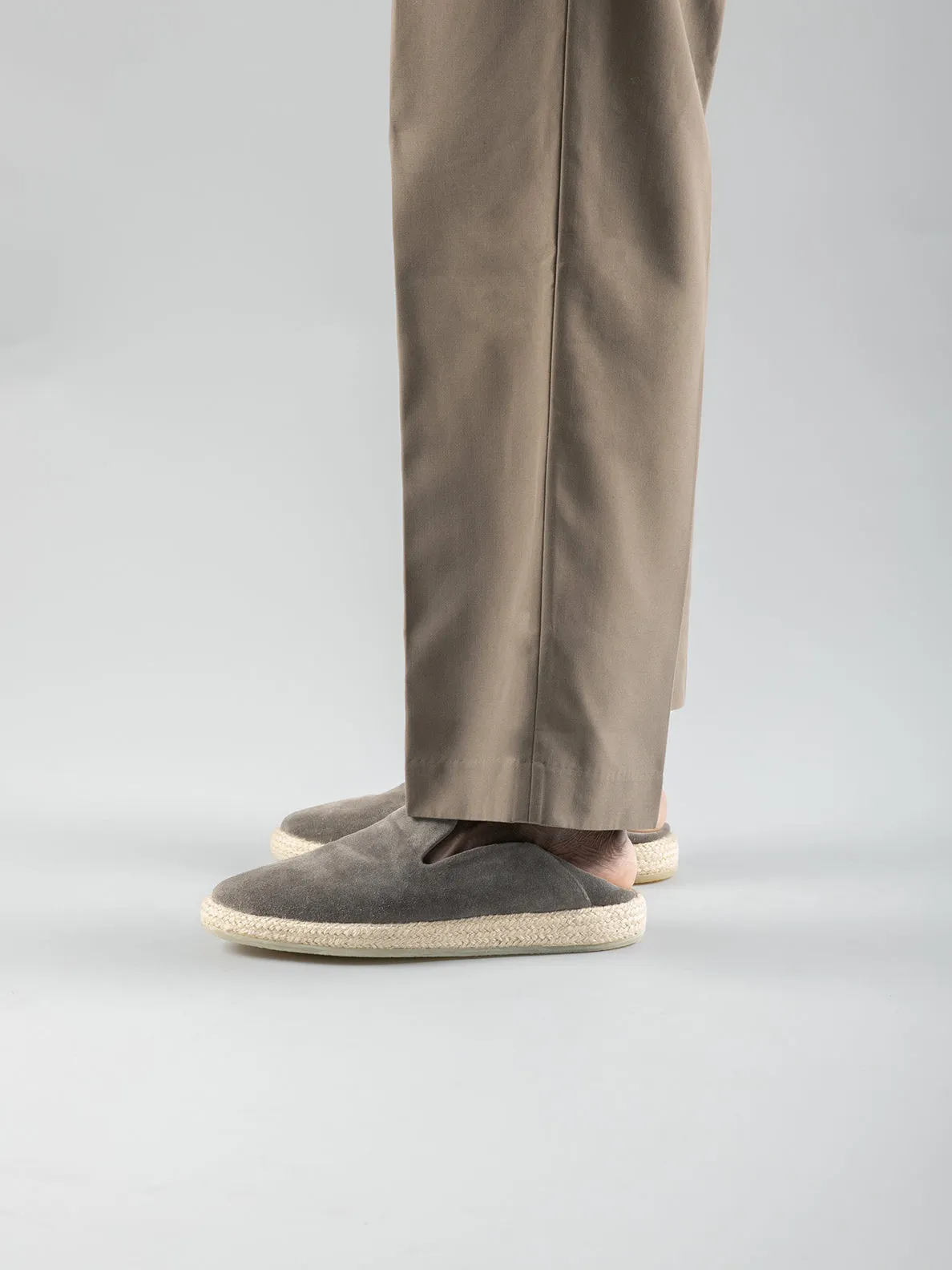 ROPED 002 - Brown Suede Slip ons