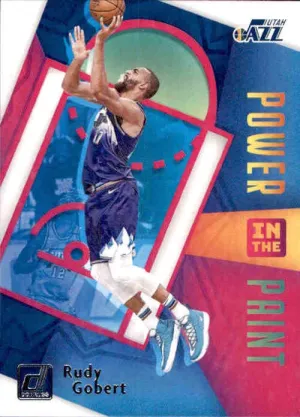 Rudy Gobert, Power in the Key, 2020-21 Panini Donruss Basketball NBA