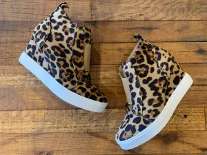 SALE! Winslet Wedge Sneaker in Leopard