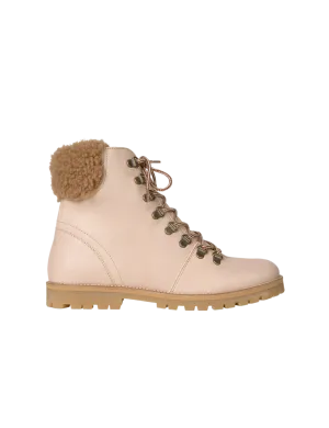 Shearling Winter Boot Women - Cream