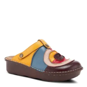 Spring Step Shoes Lollipop Women's Patchwork Multicolor Clogs