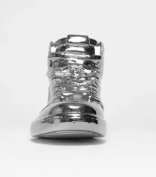 SS002 Chrome Nike Air Jordan Shoe Sculpture by Ceeze