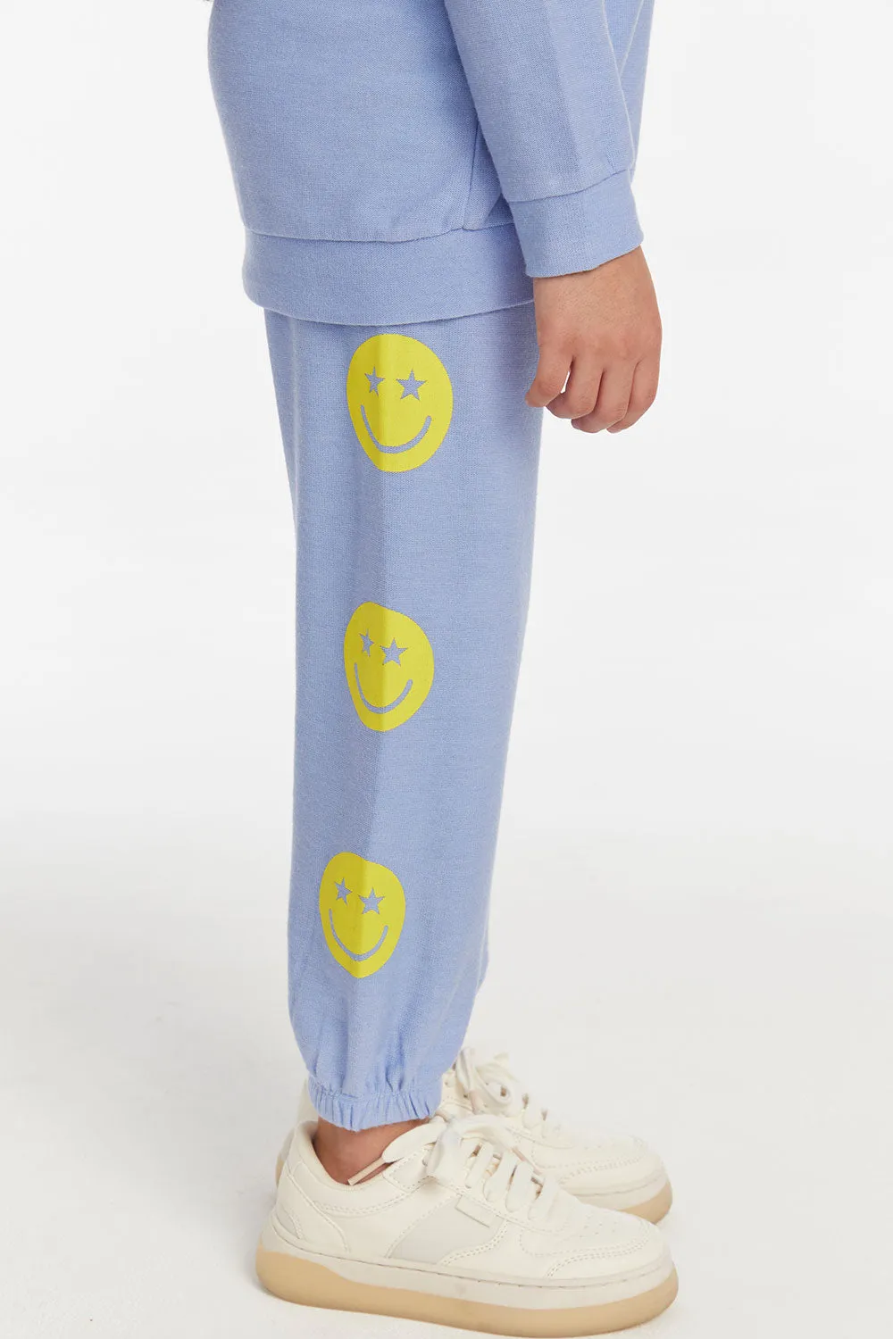 Star Smiley Slim Slouchy Girls Pant