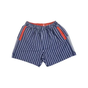 Stripe Swim Trunks | Navy