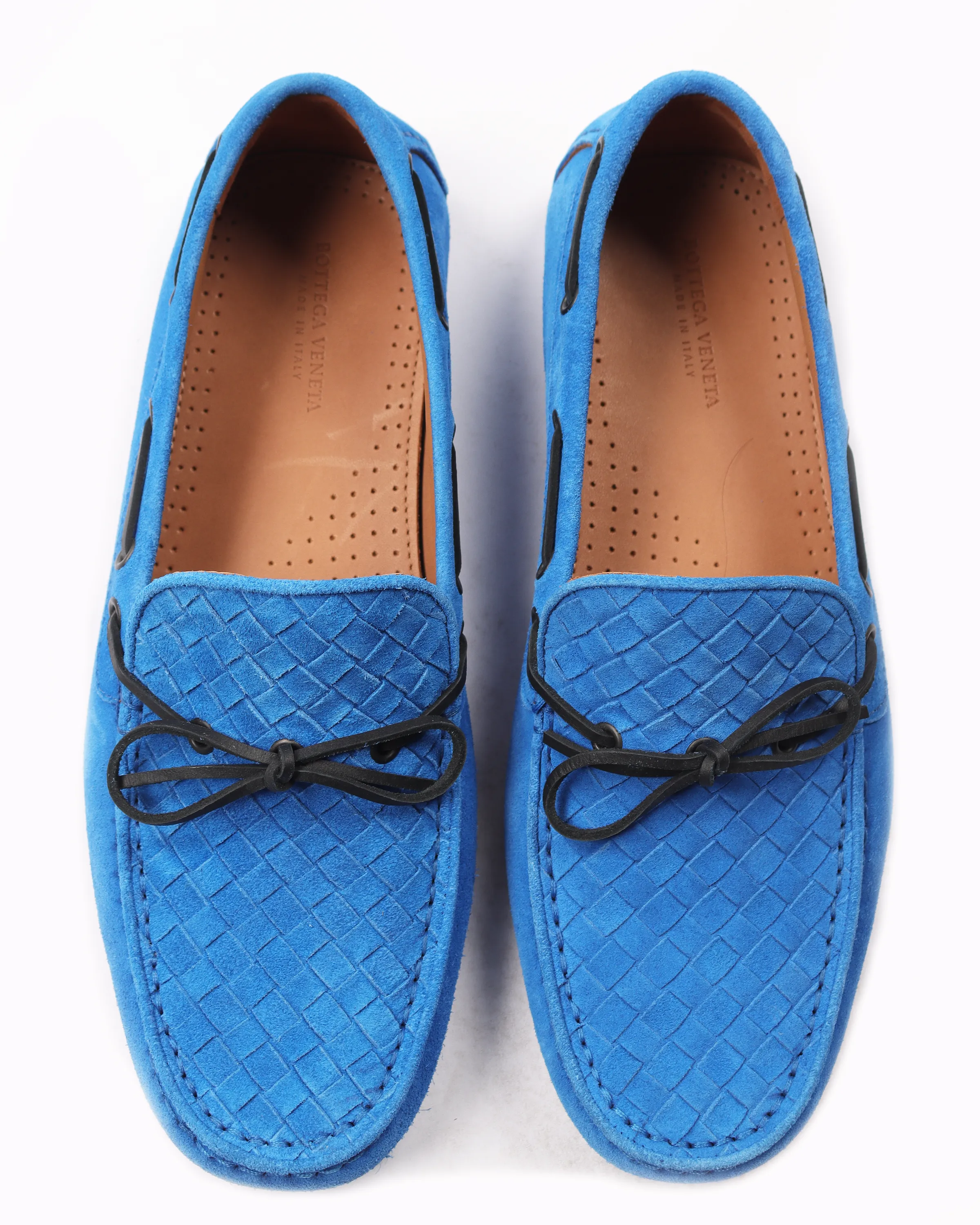 Suede Intrecciato Loafers