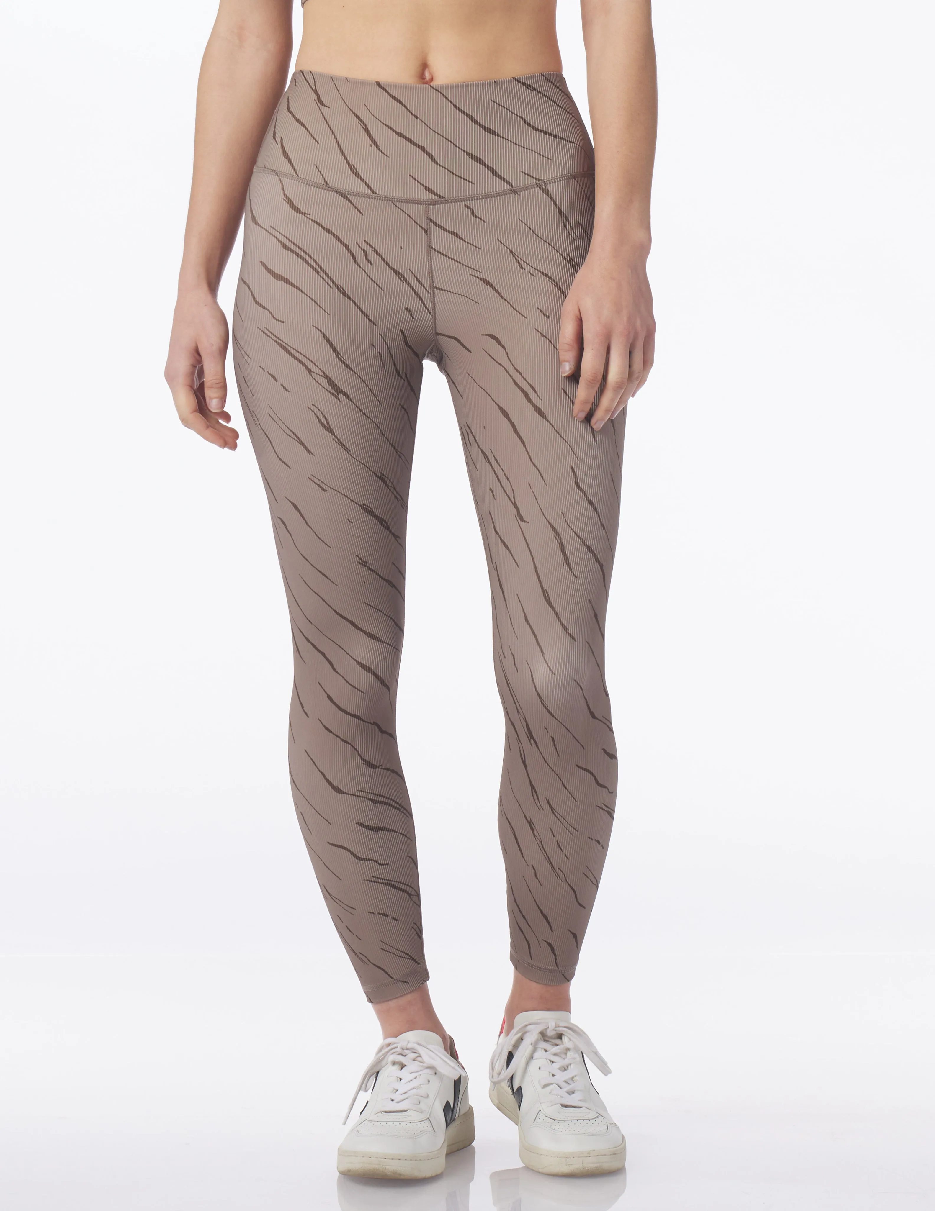 Sultry 7/8 Legging: Mocha/Espresso Streaking Tiger