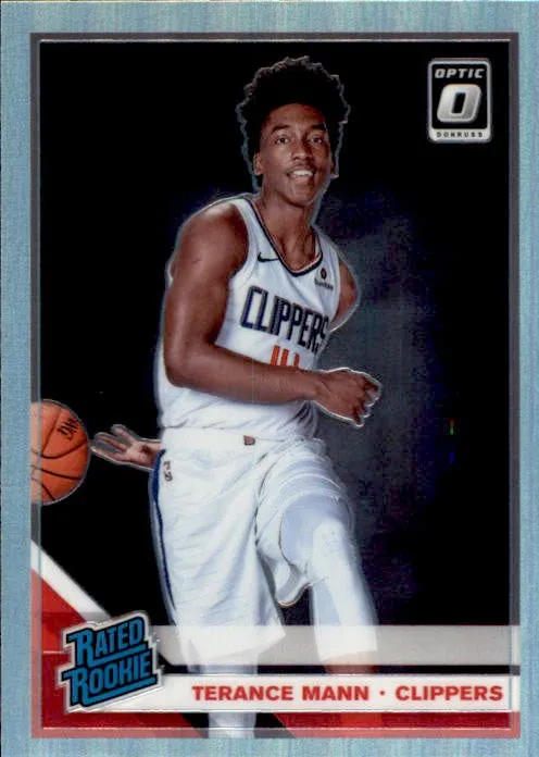 Terance Mann, RC, Silver Prizm, 2019-20 Panini Optic Basketball NBA