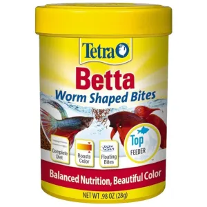 Tetra Betta Worm Shaped Bites .98 oz