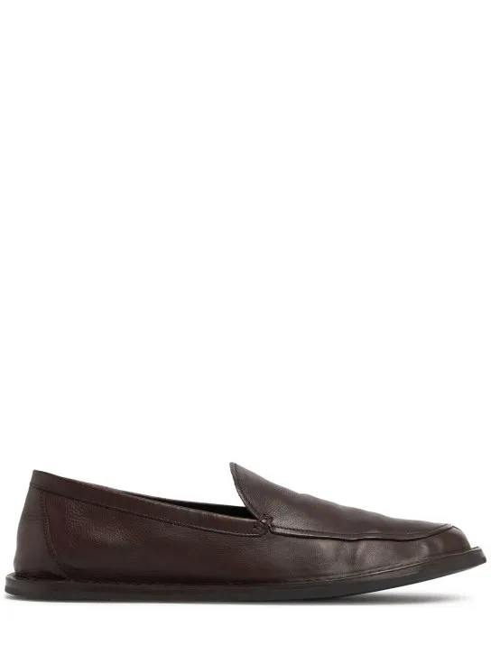 The Row   Cary leather loafers 