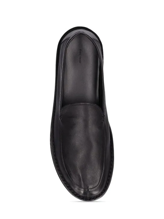 The Row   Cary leather loafers 