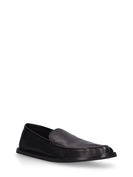 The Row   Cary leather loafers 