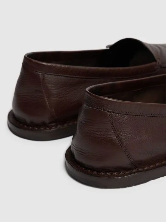 The Row   Cary leather loafers 