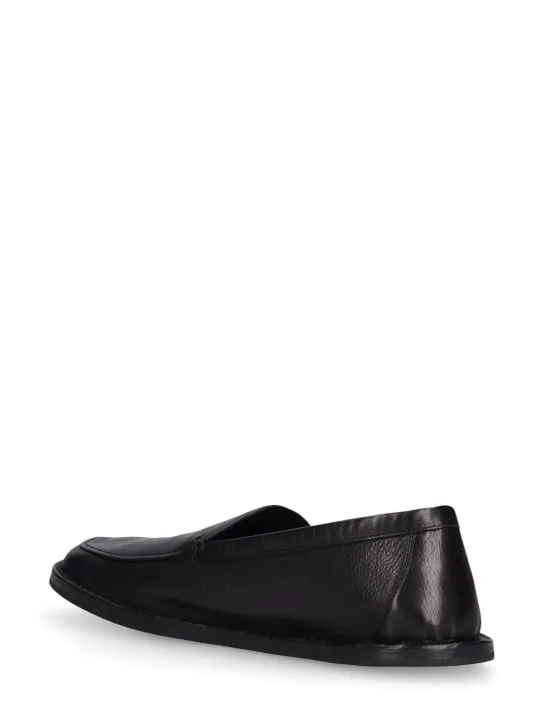 The Row   Cary leather loafers 