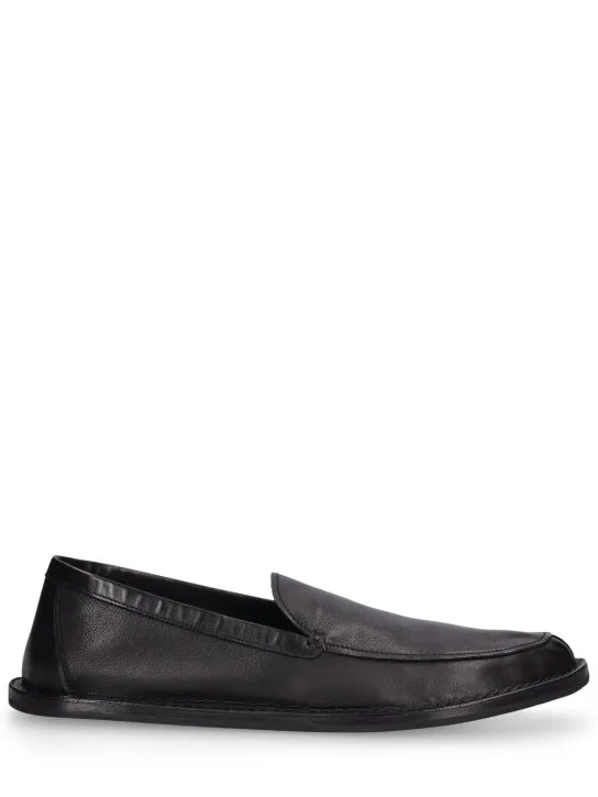 The Row   Cary leather loafers 