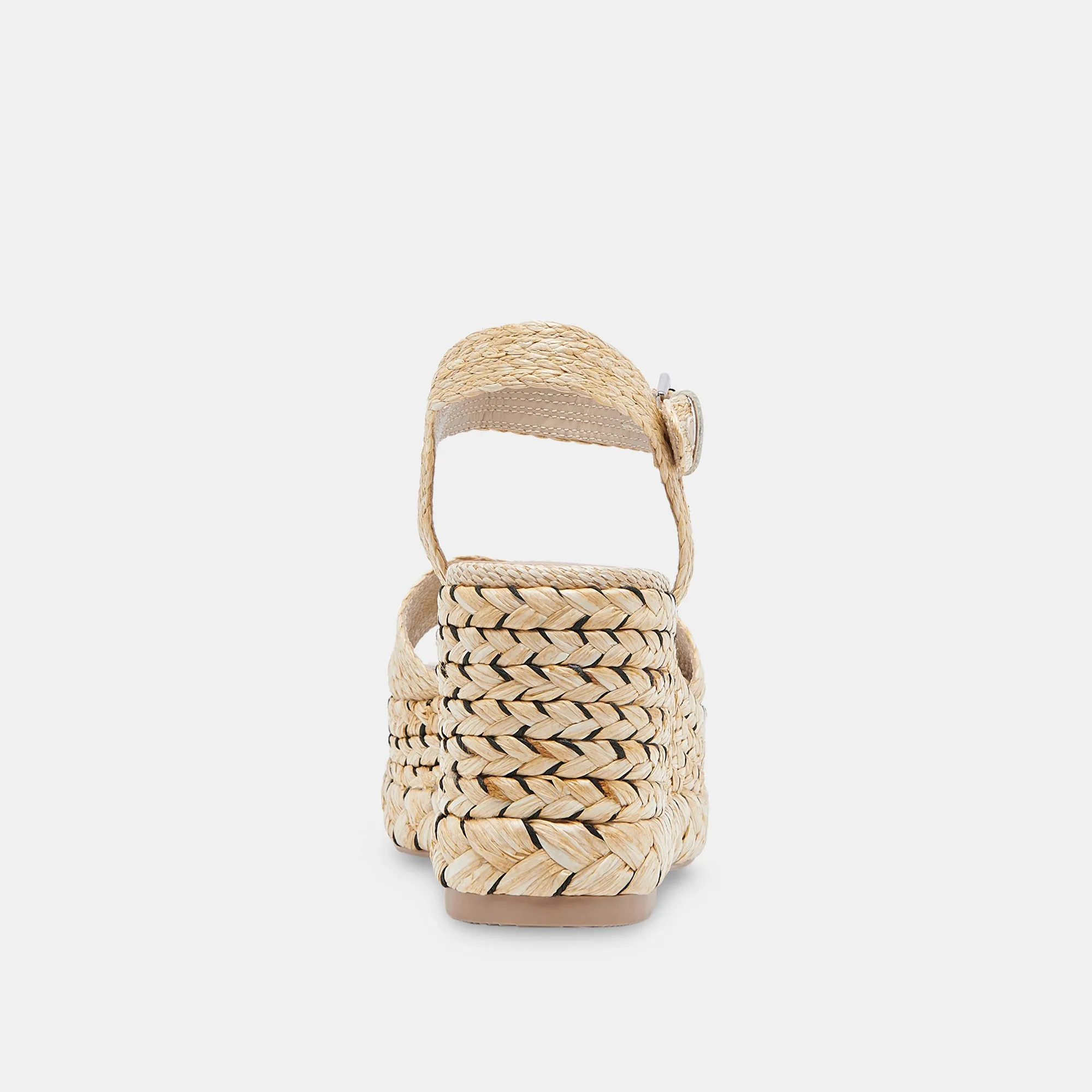 TIAGO WEDGES LT NATURAL RAFFIA