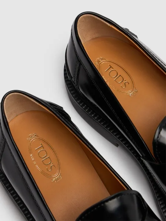 Tod&#x27;s   20mm Leather chain loafers 