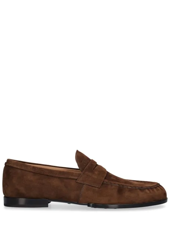 Tod&#x27;s   Amalfi suede loafers 