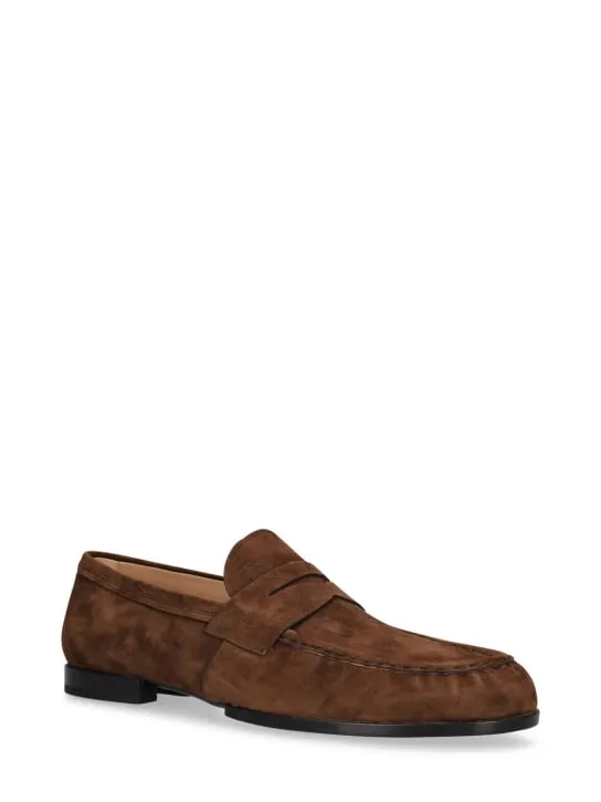 Tod&#x27;s   Amalfi suede loafers 