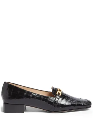 Tom Ford   25mm Whitney croc embossed loafers 