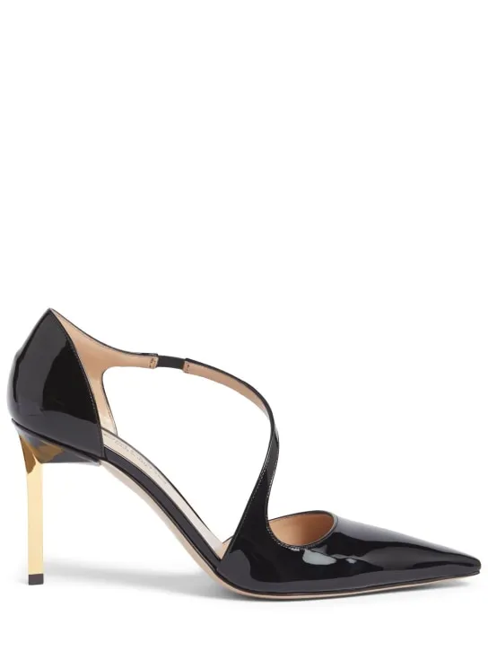 Tom Ford   85mm Newton patent leather pumps 