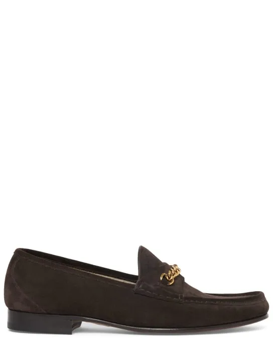 Tom Ford   York line suede loafers 