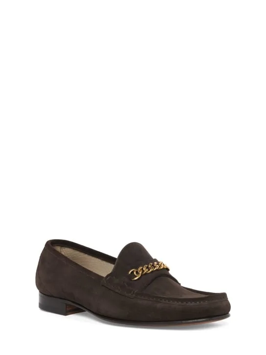 Tom Ford   York line suede loafers 