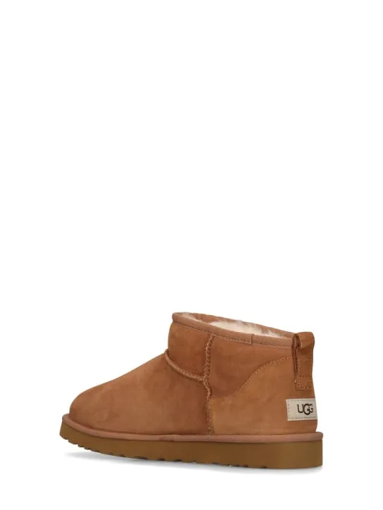 Ugg   10mm Classic Ultra Mini shearling boots 