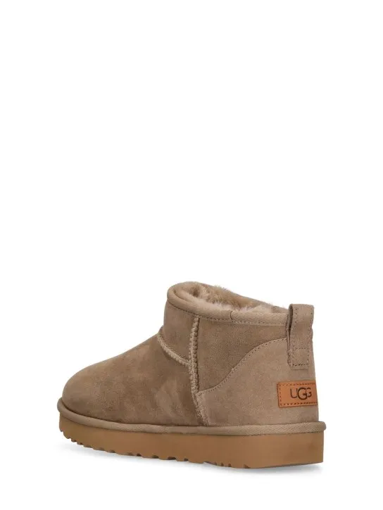 Ugg   10mm Classic Ultra Mini shearling boots 