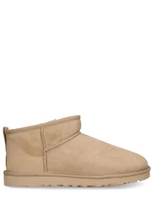 Ugg   10mm Classic Ultra Mini shearling boots 