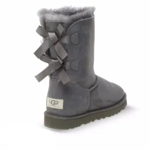 UGG Bailey Bow Grey Boots - Women's