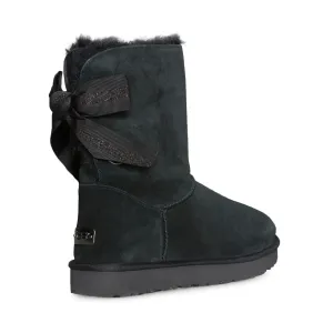 UGG Customizable Bailey Bow Short Black Boots - Women's