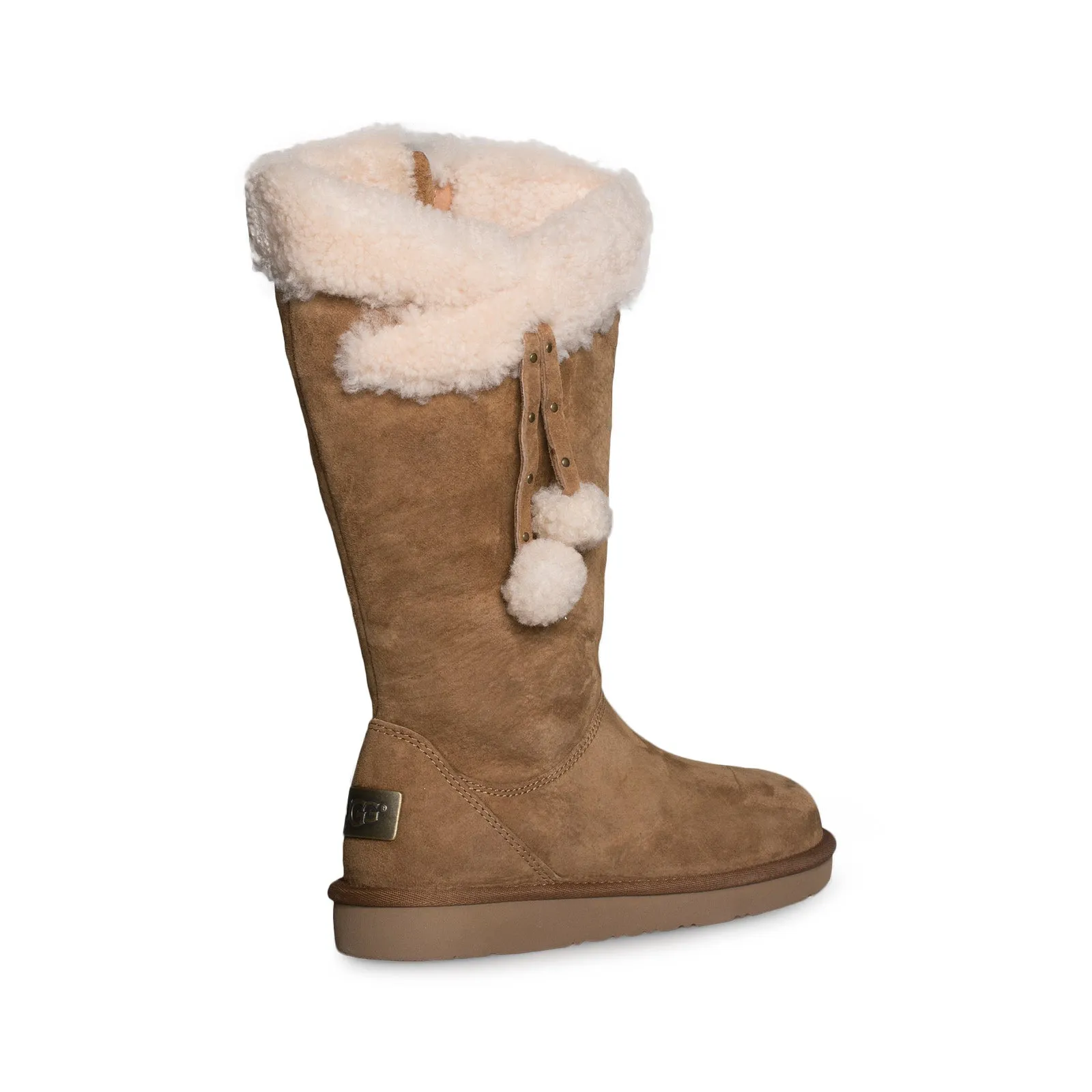 UGG Plumdale Cuff Chestnut Boots - Women's