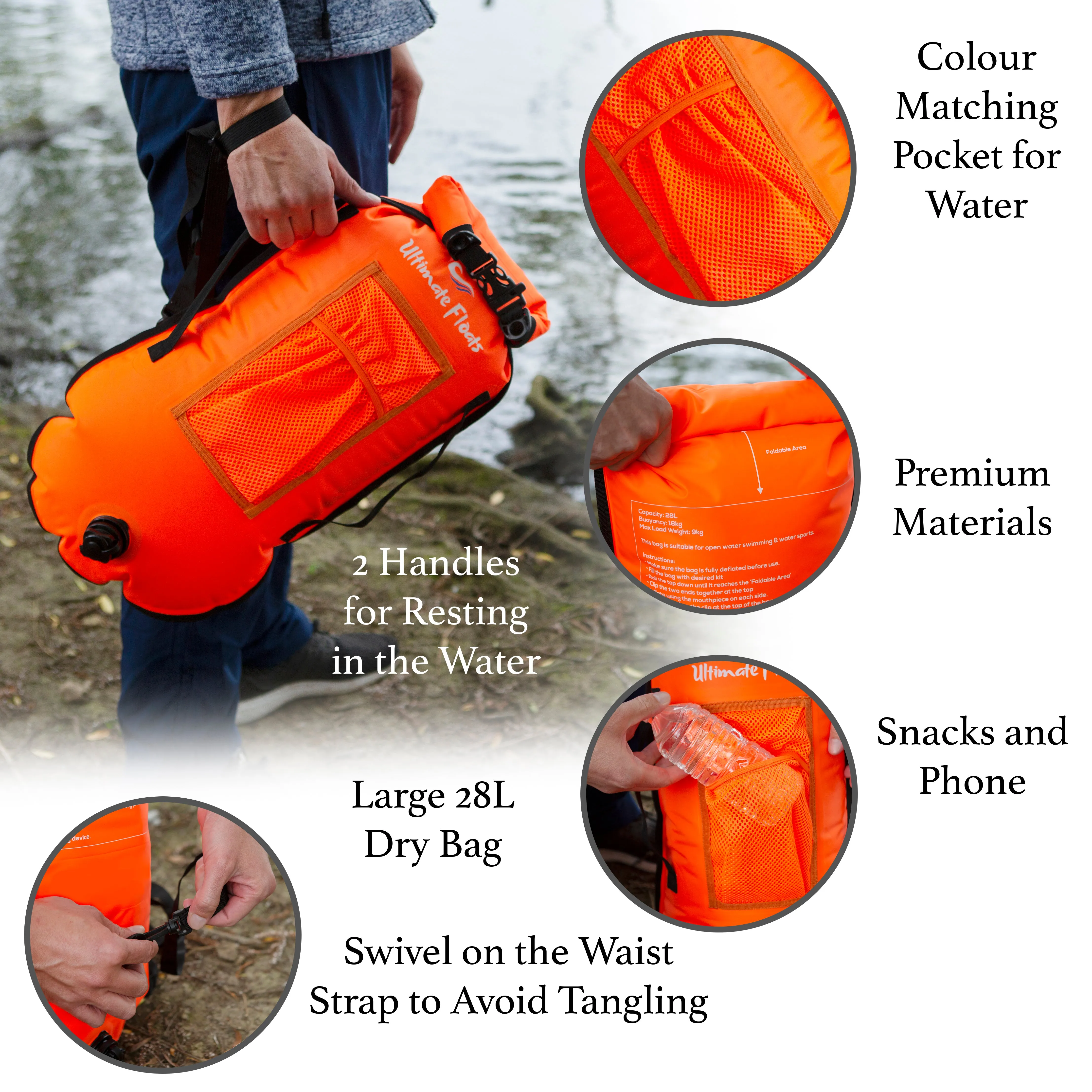 Ultimate Floats Dry Bag - Orange