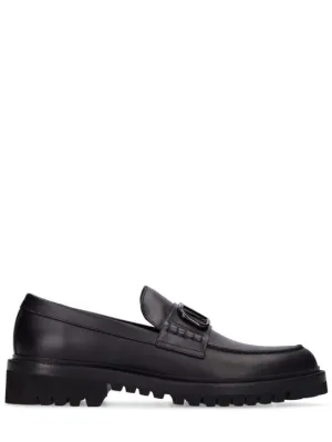 Valentino Garavani   Chainlord leather loafers 